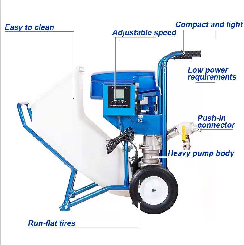 Spray machine para sa fireproofing paint 350 Portable Fireproofing Pump